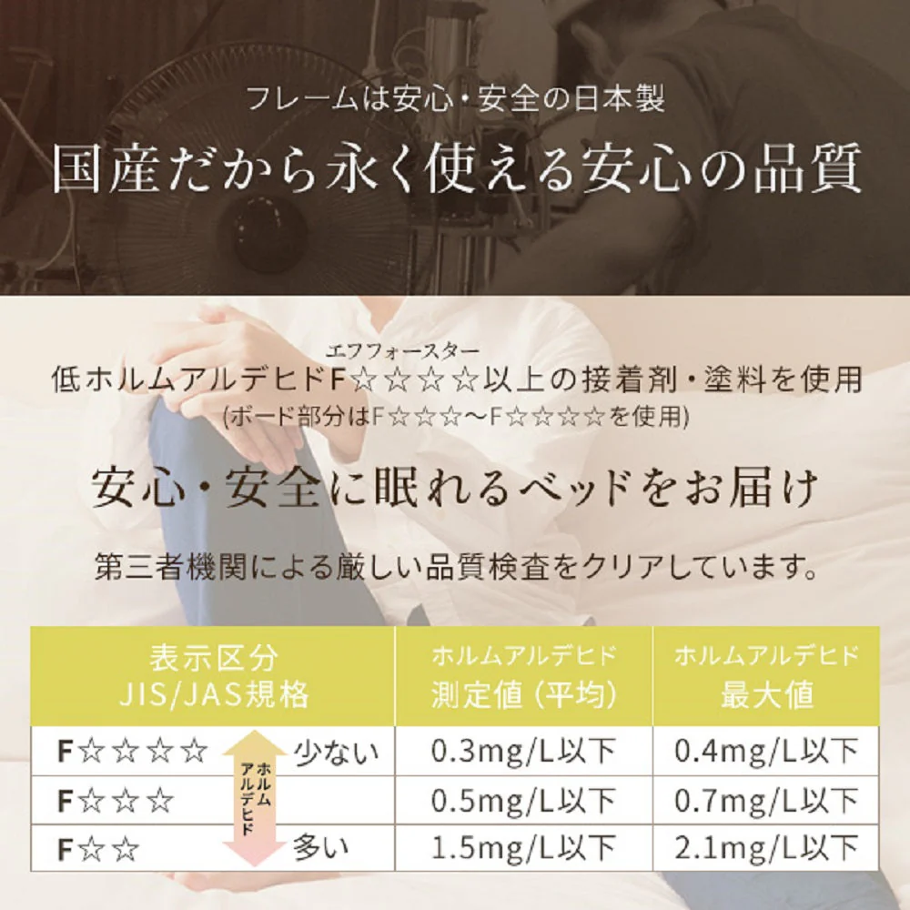 カントリー調収納ベッド 『カモミーユ』ナチュラル - Image 4