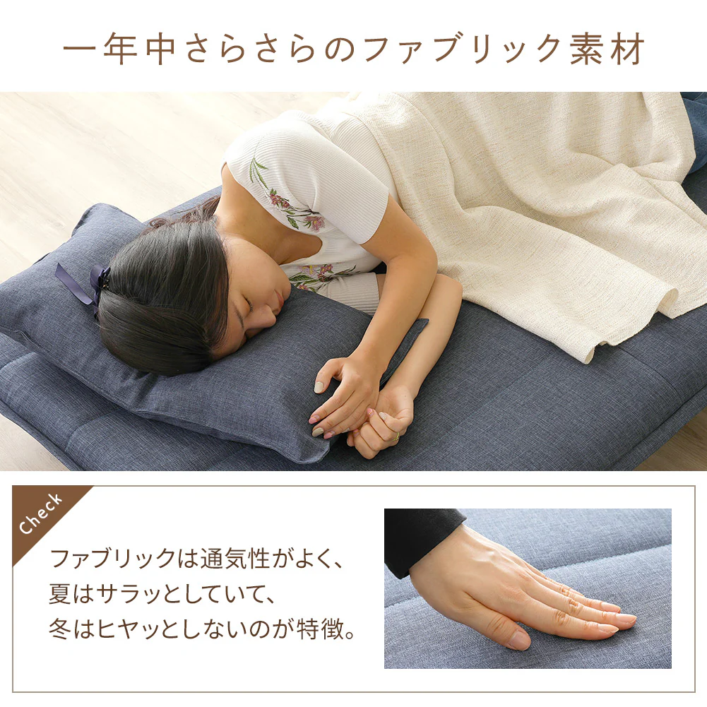 3way ソファーベッド グレー - Image 13