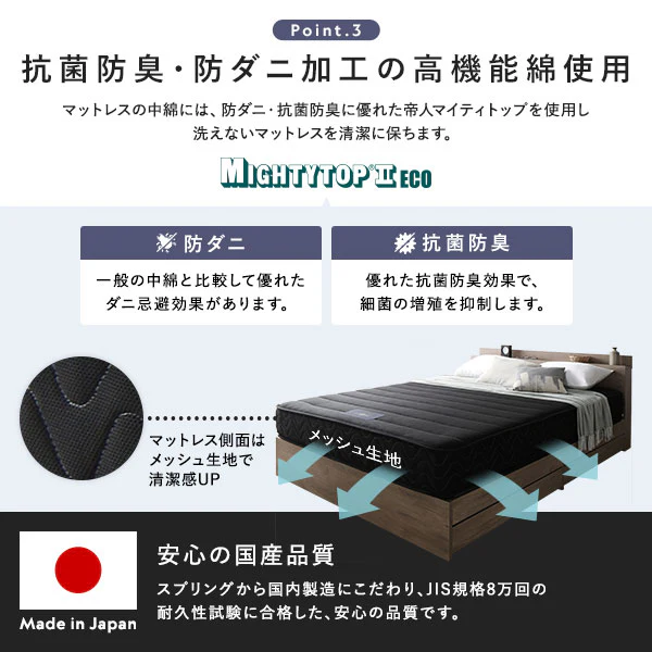 シンプルボトムベッド - Image 26