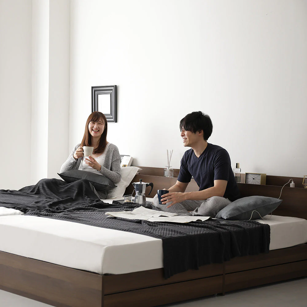 引き出し収納付きベッド 『Serest セレスト』 2台セット ナチュラル - Image 37