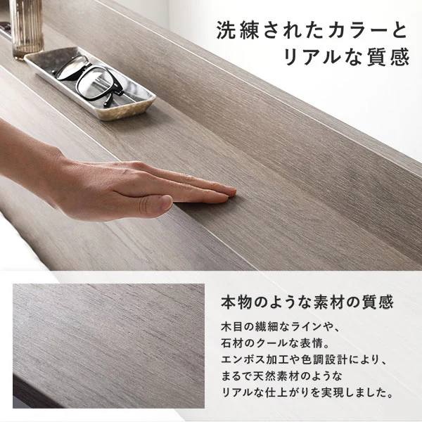 引き出し収納付きベッド『Absol アブソル』2台セット ホワイト - Image 13
