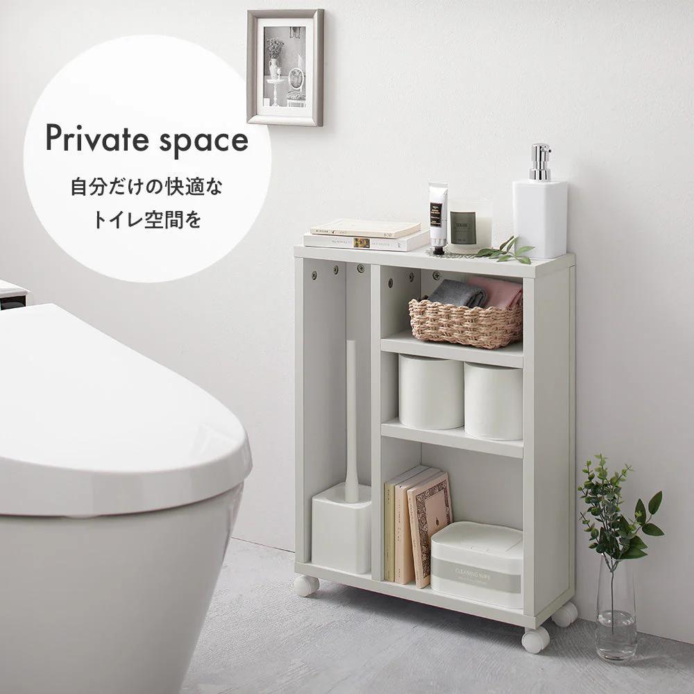 トイレ収納ラック ナチュラル - Image 12