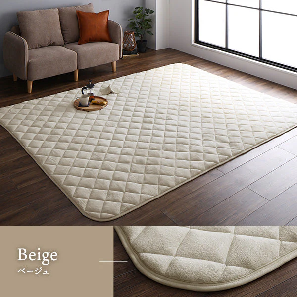 フランネルこたつ 敷き布団 単品 正方形(約)145×145cm ブラウン - Image 12
