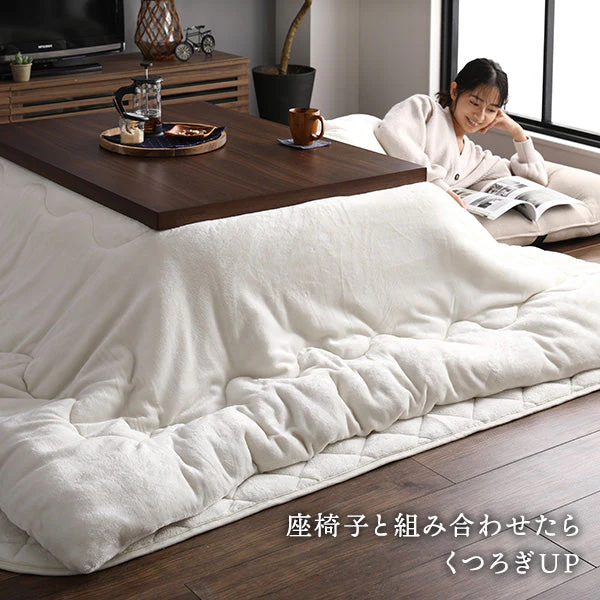 フランネルこたつ掛け布団 正方形・長方形 単品 ネイビー - Image 16