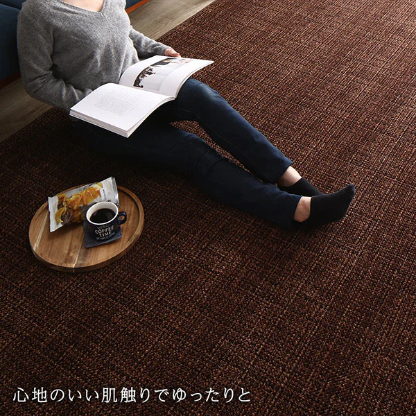 サンゴマイヤー素材 こたつ敷き布団 185×185cm グリーン - Image 22