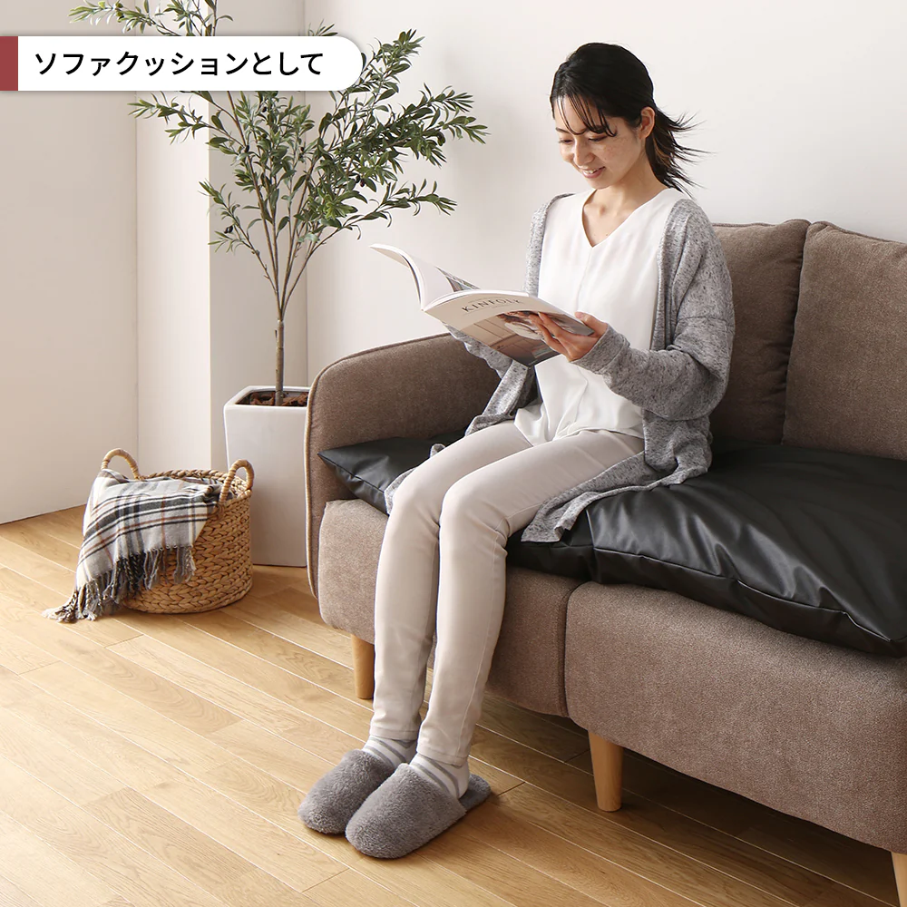 座布団クッション（ボリューム・レギュラータイプ）アイボリー - Image 14