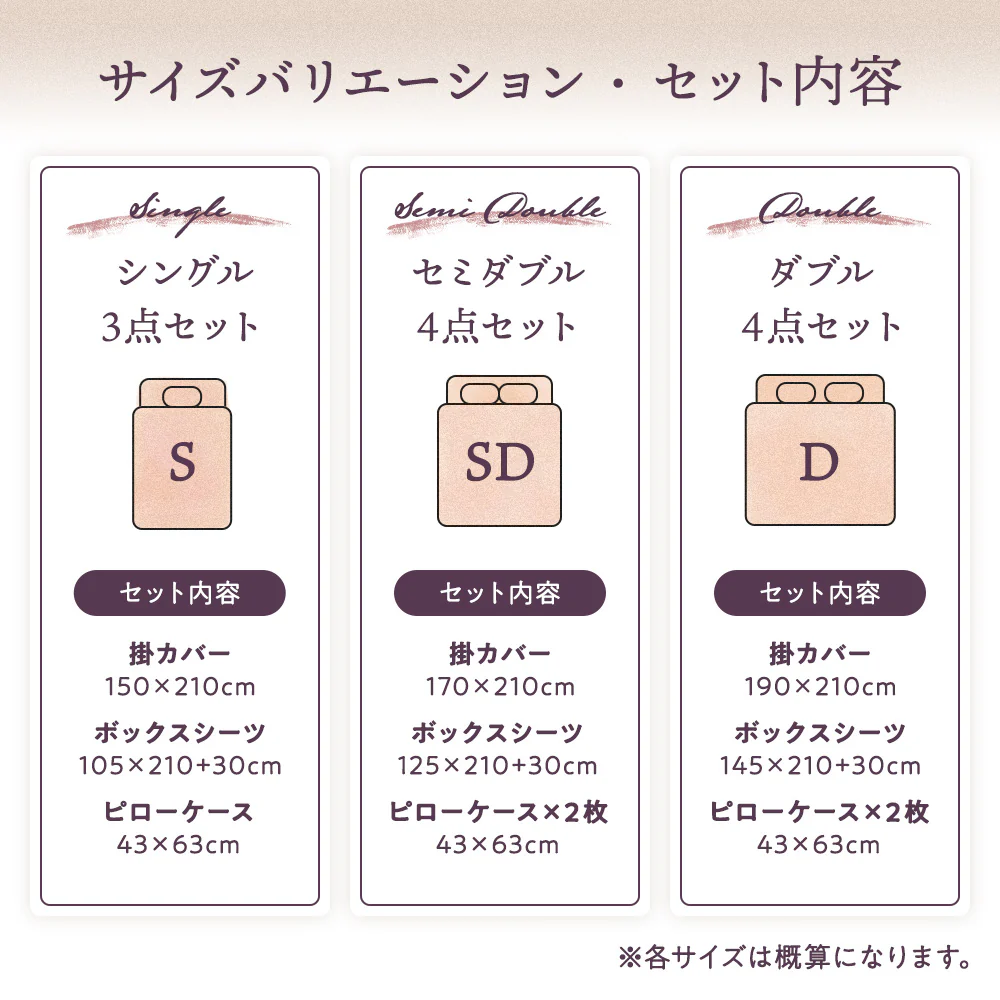 フリルデザイン ベッドカバーセット ピンク - Image 12