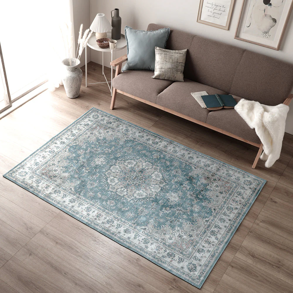 アンティーク調 絨毯風 ラグ  ホットカーペット対応 【130×190cm】 ローズクォーツ - Image 17