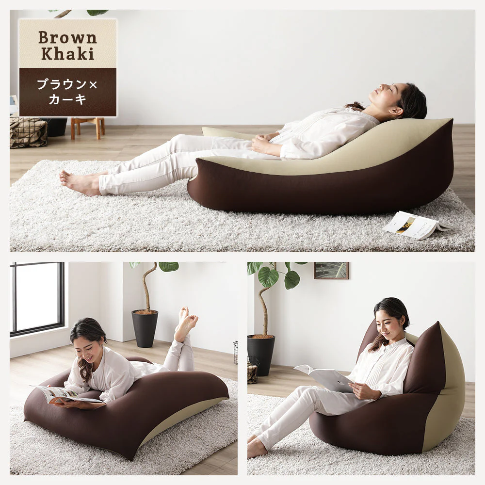 日本製 特大ビーズクッション ブラック - Image 8