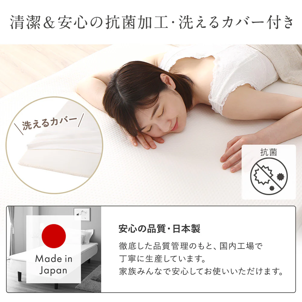 高密度低反発マットレス単品 - Image 5