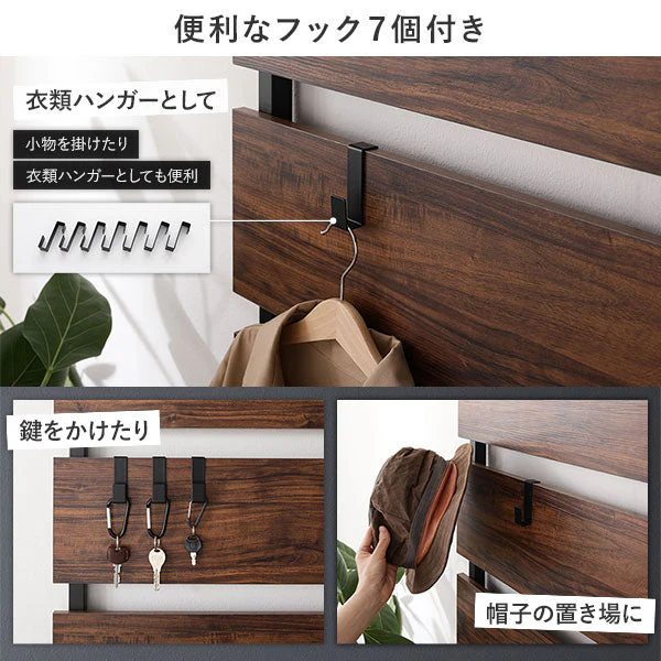ウォールラック 突っ張り棚用 追加棚[幅60] ナチュラル - Image 12