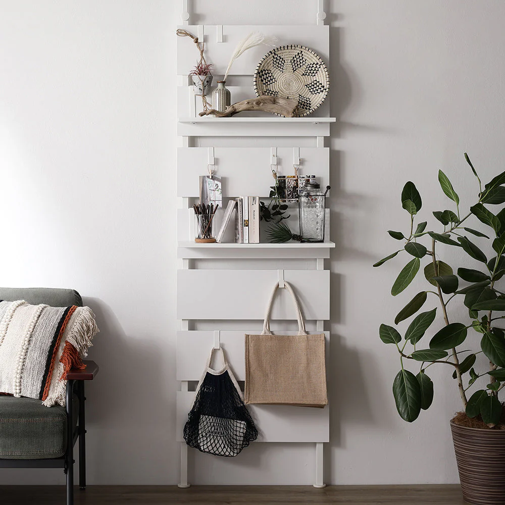 ウォールラック 突っ張り棚 幅60cm ナチュラル - Image 23