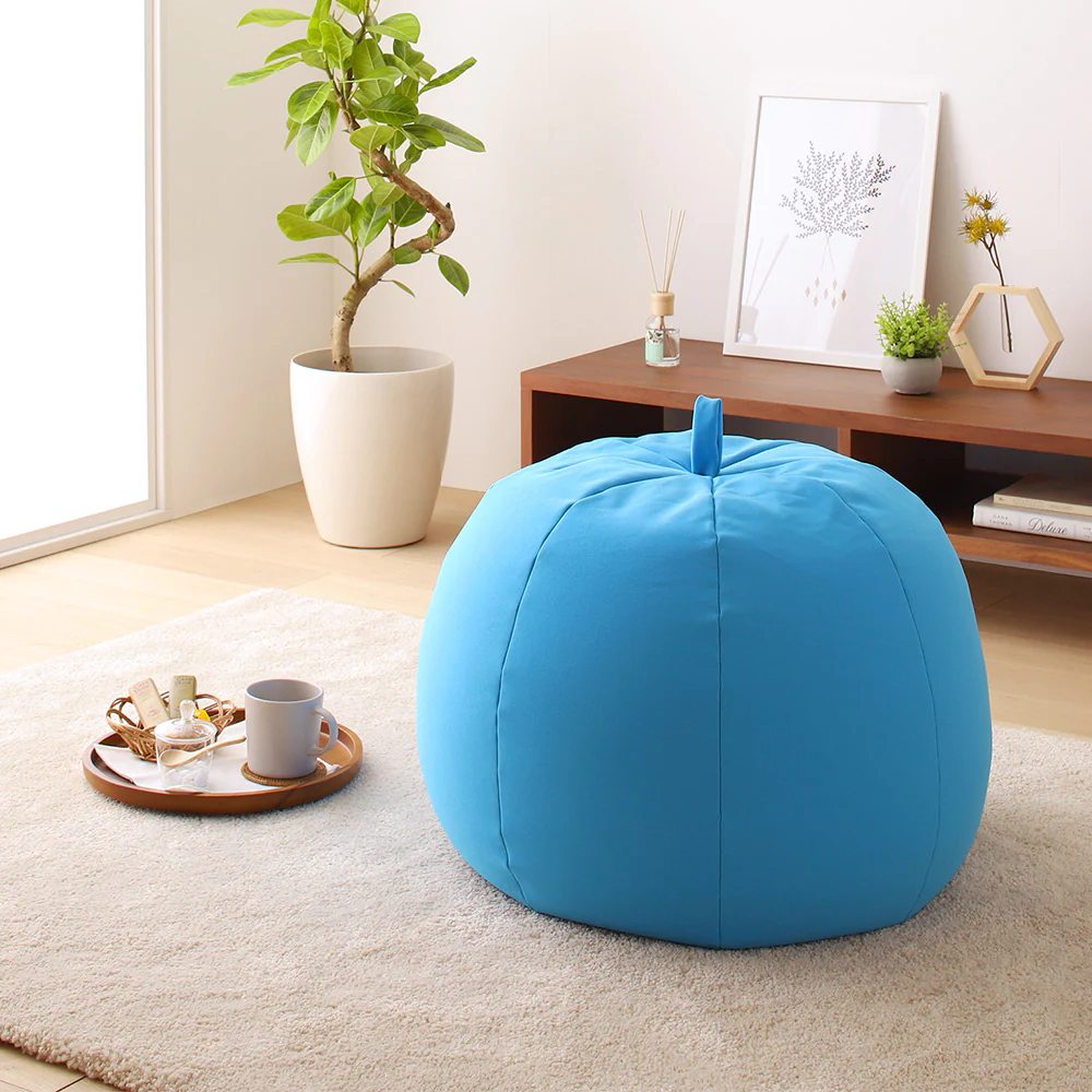 リンゴ型 ビーズクッション 単品（ビッグ） オレンジ - Image 32