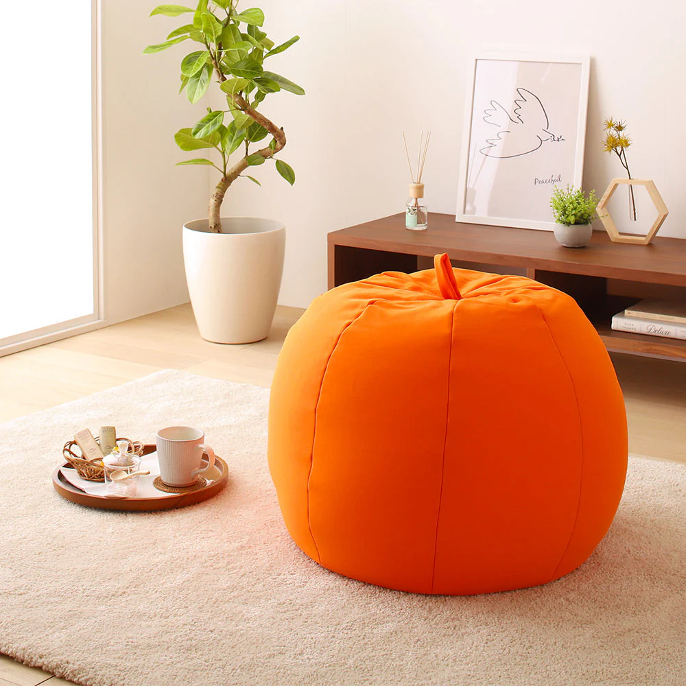 リンゴ型 ビーズクッション 単品（ビッグ） レッド - Image 18