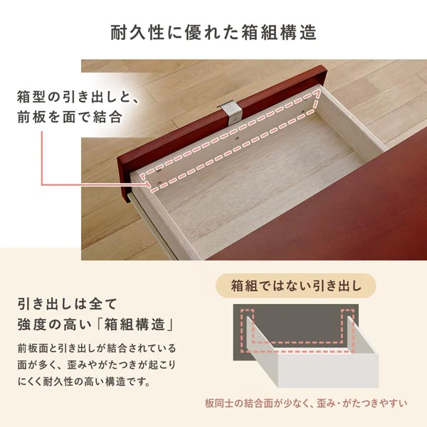 北欧ヴィンテージ調デザイン 天然木 サイドテーブル 幅40cm - Image 8