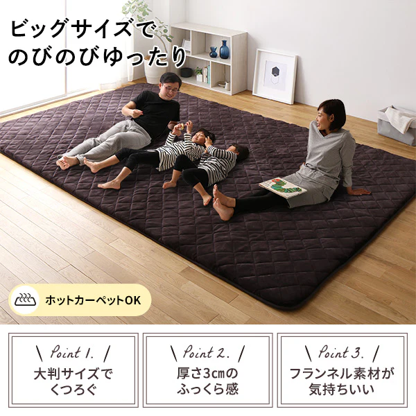 厚さ3センチ大判こたつ敷布団 220×400cm - Image 2
