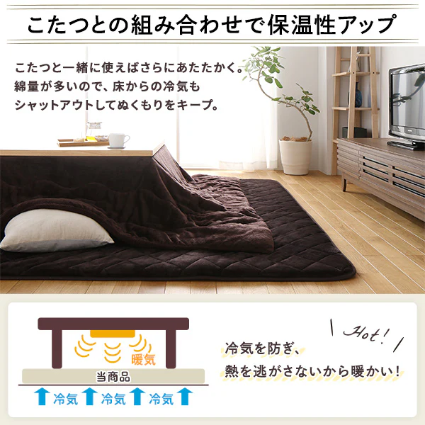 厚さ3センチ大判こたつ敷布団 220×400cm - Image 8