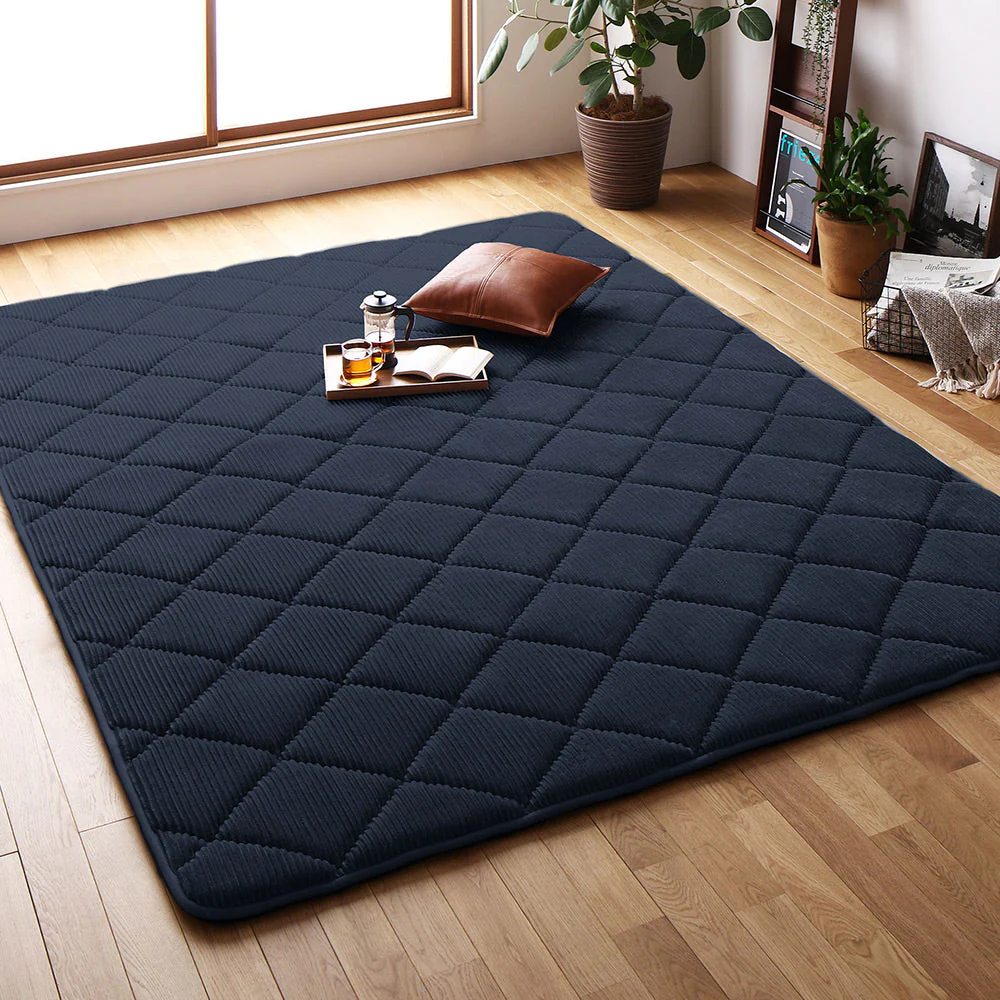 コーデュロイ調 極厚こたつ敷き布団 単品 約185×240cm グリーン - Image 5