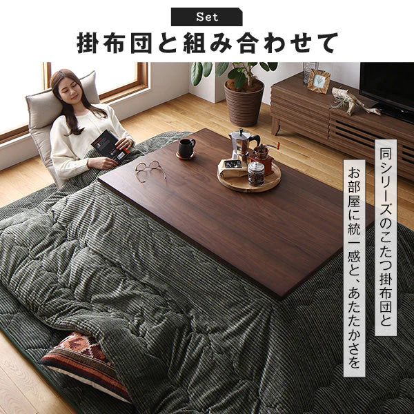コーデュロイ調 極厚こたつ敷き布団 単品 約185×300cm オレンジ - Image 13