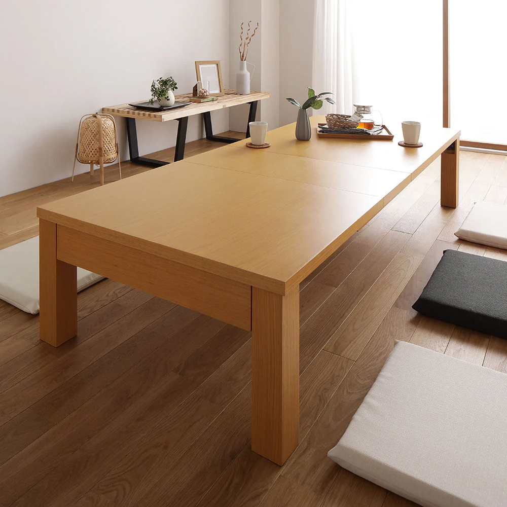 伸縮 折りたたみローテーブル（組立品） ダークブラウン - Image 21