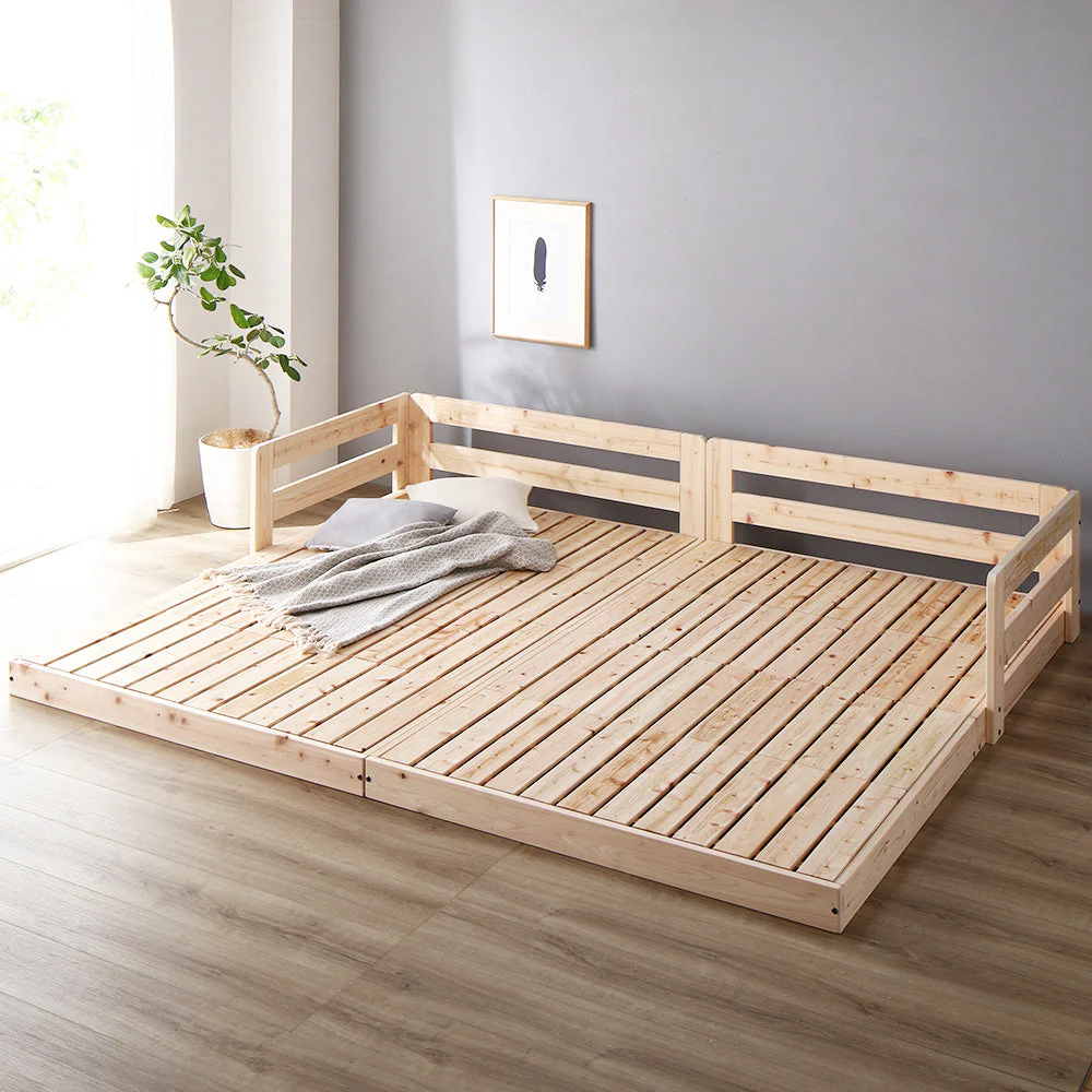 国産ひのきローベッド すのこタイプ 2台セット - Image 16