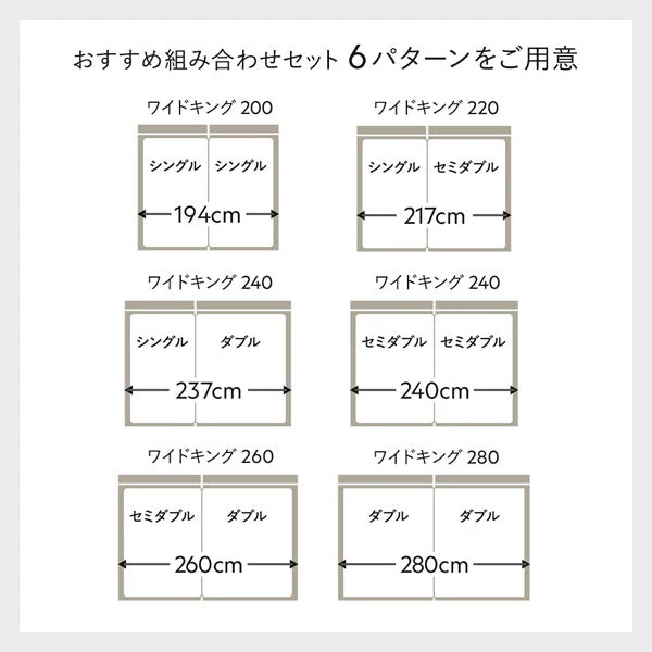 引き出し収納付きベッド 『Serest セレスト』 2台セット グレージュ - Image 12