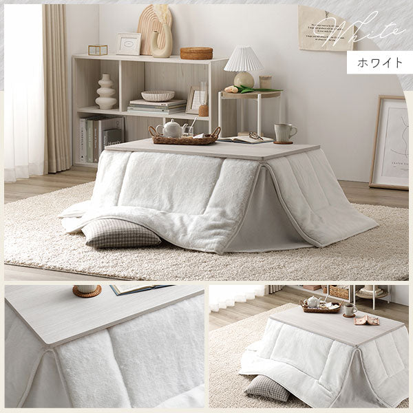 ふわふわファーのこたつ掛け布団 省スペースタイプ 単品 グレー - Image 12