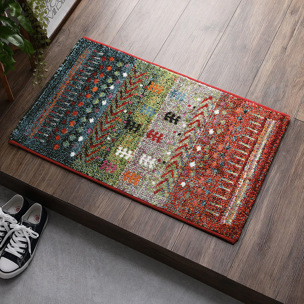トルコ製 ウィルトン織り 玄関マット 約70×120cm イズミル（ベージュ） - Image 16