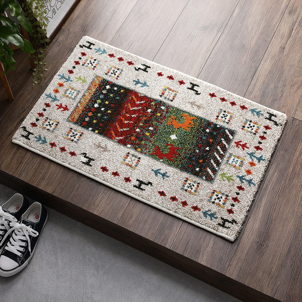 トルコ製 ウィルトン織り 玄関マット 約50×80cm サハラ（マルチ） - Image 15
