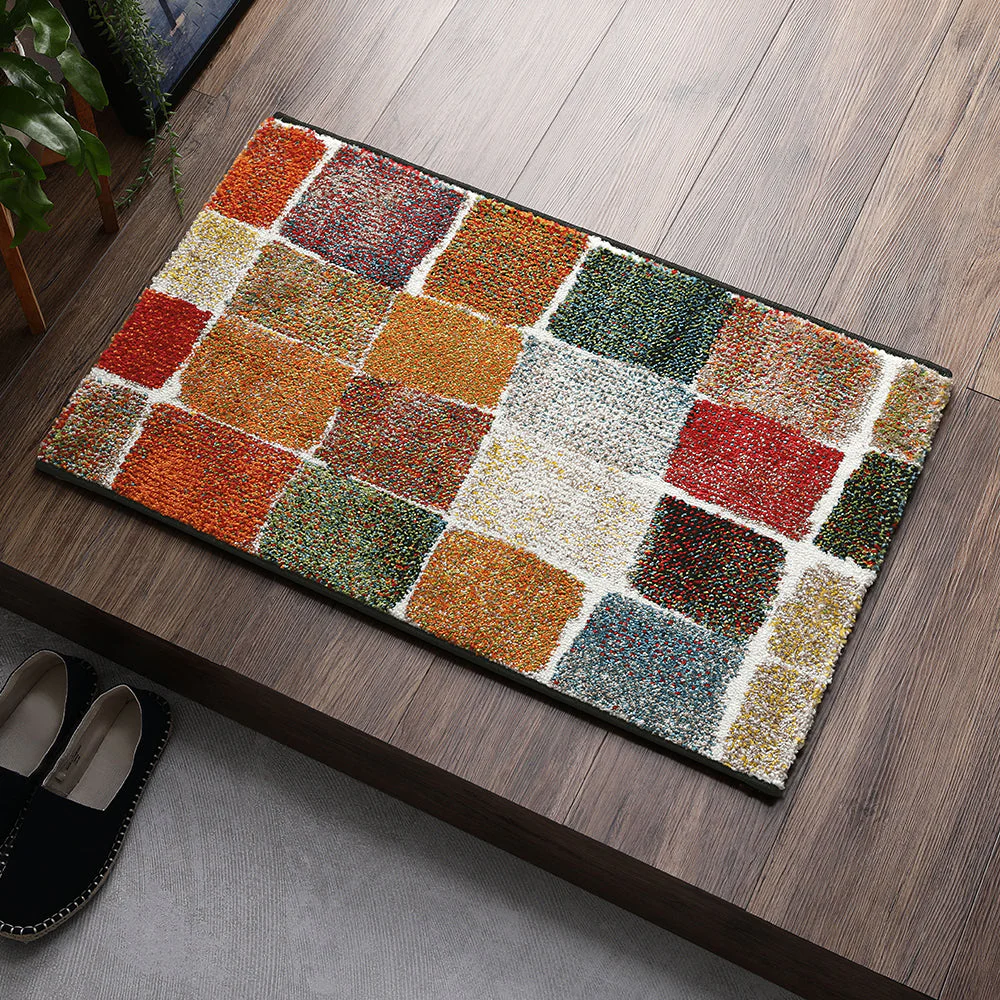 トルコ製 ウィルトン織り 玄関マット 約50×80cm モロッコタイル - Image 20