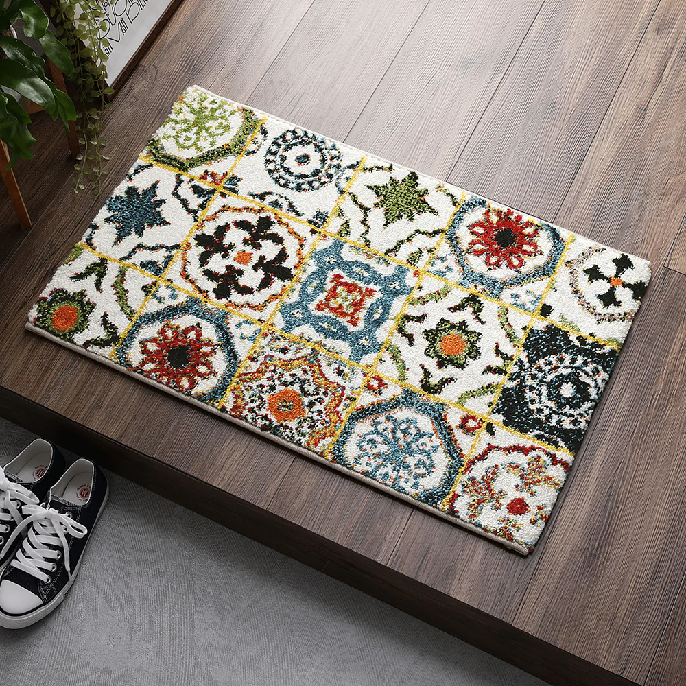 トルコ製 ウィルトン織り 玄関マット 約50×80cm イズミル（ベージュ） - Image 20
