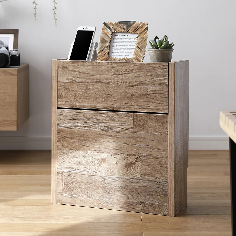 ケーブル収納BOX シリーズ 『Nelio ネリオ』レギュラータイプ [幅40cm] ブラウン - Image 21
