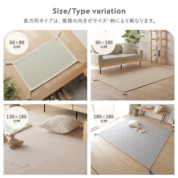 さらふわコットン インド綿 スクエアクッション グリーン - Image 15