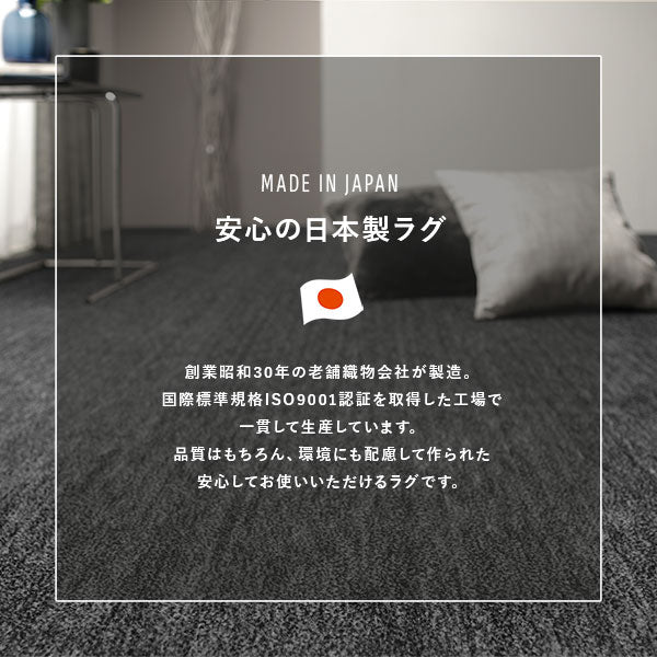 フリーカット 平織カーペット ブラック - Image 15