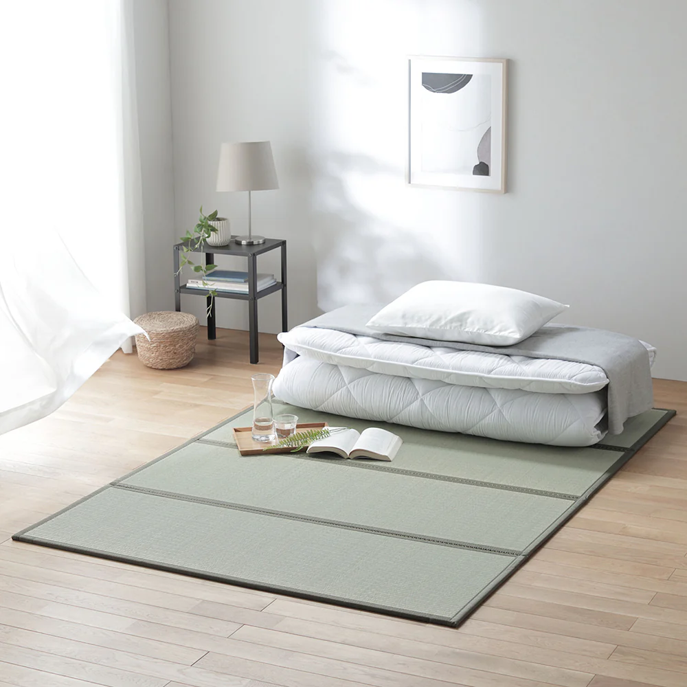 天然い草 4つ折り 畳マットレス 単品 双目織 - Image 21