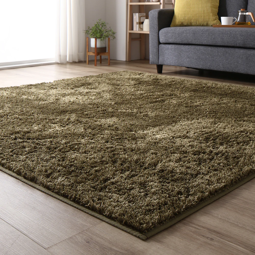 洗えるシャギーラグ 制菌加工 【1.5畳(約130×185cm)】 グレー - Image 21