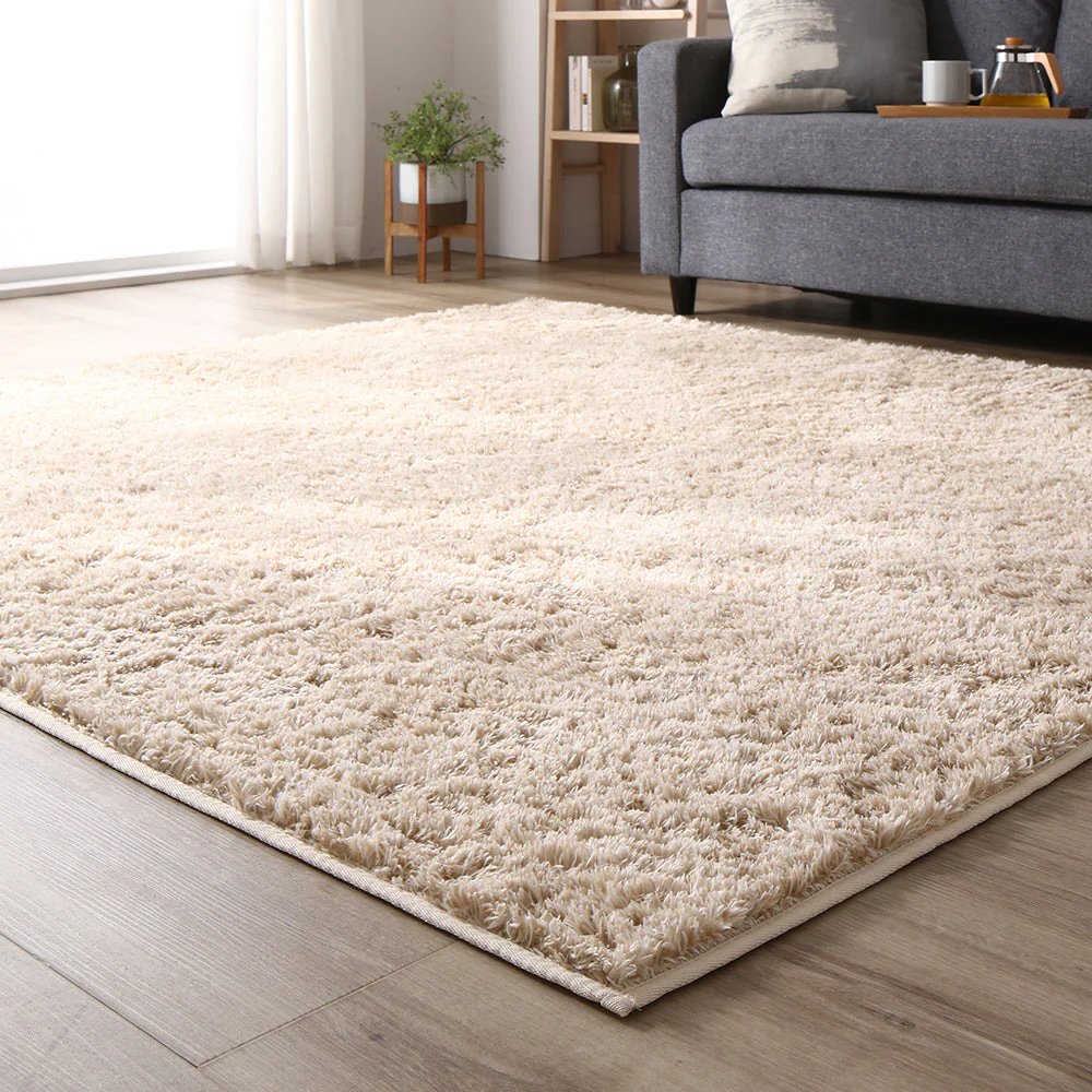 洗えるシャギーラグ 制菌加工 【1.5畳(約130×185cm)】 ブラウン - Image 19