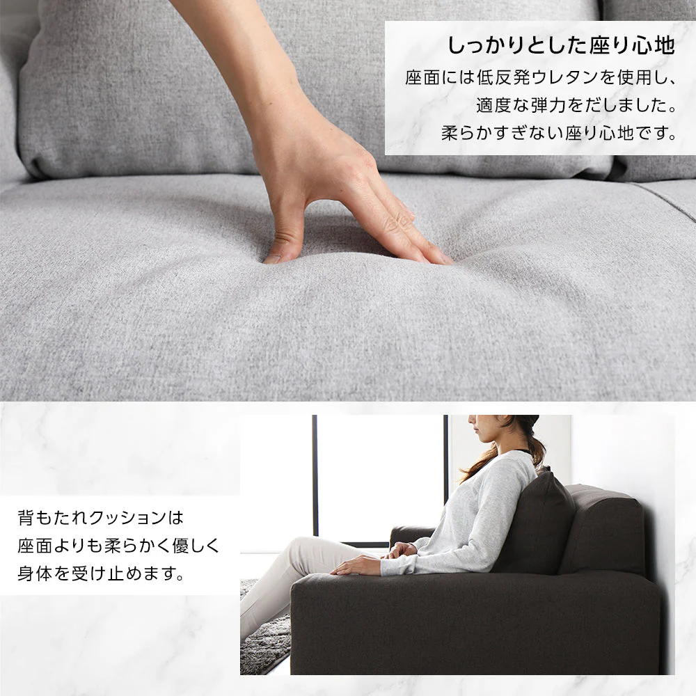 日本製 フロアこたつソファ（2人掛け） ネイビー - Image 14