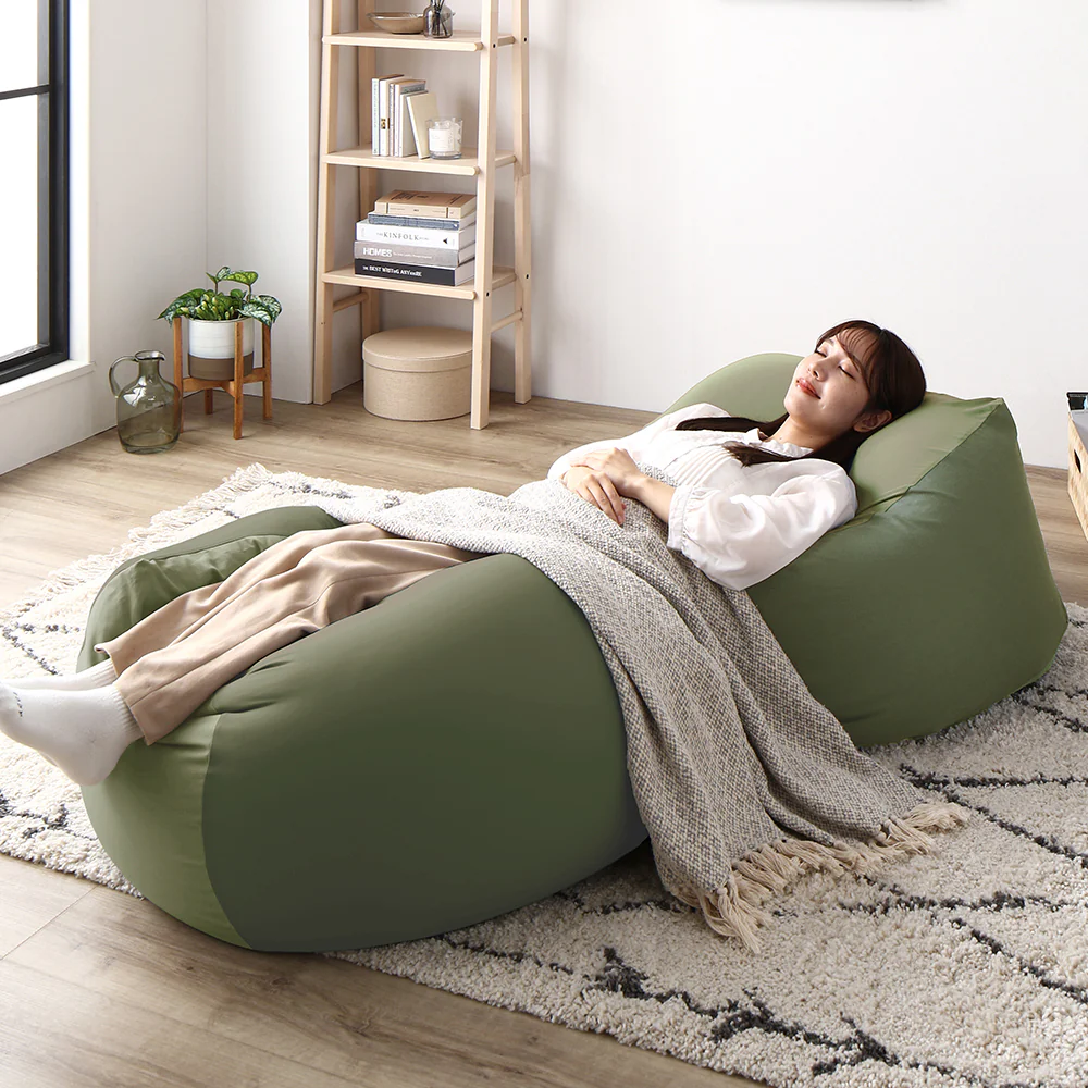 日本製 ビーズクッション 『STIIBO』 2個セット ブラウン・ブラウン - Image 33