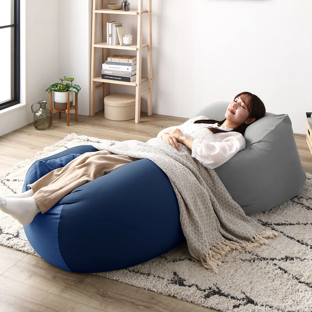 日本製 ビーズクッション 『STIIBO』 2個セット ブラウン・ブラウン - Image 27