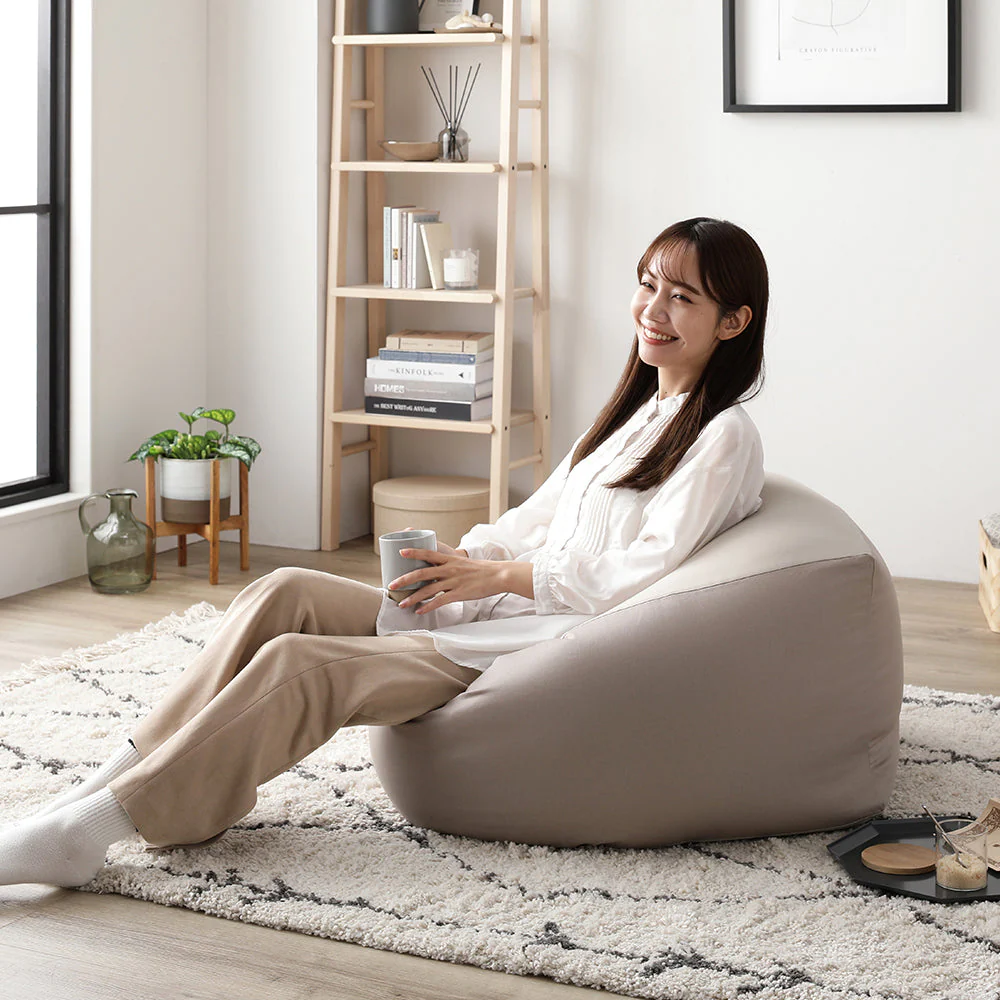 日本製 ビーズクッション 『STIIBO』 単品 ブラウン - Image 27
