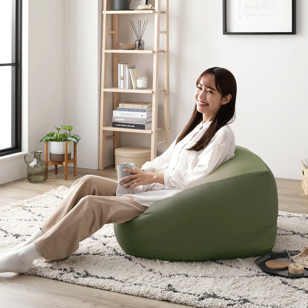 日本製 ビーズクッション 『STIIBO』 単品 ネイビー - Image 29