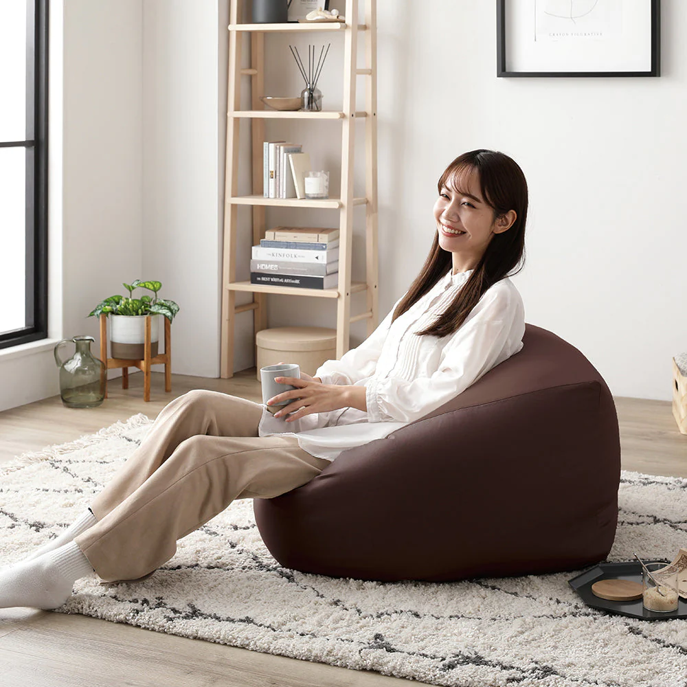 日本製 ビーズクッション 『STIIBO』 単品 ネイビー - Image 30