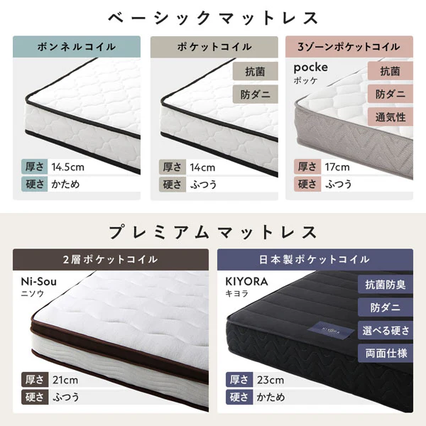 ホテルスタイル ローベッド LED照明＆棚付き『CONCASA コンカーサ』ブラウン - Image 23