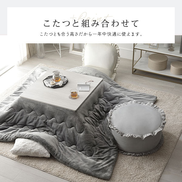 ニュアンスカラー 布団が収納できるクッションカバー ベージュ - Image 12