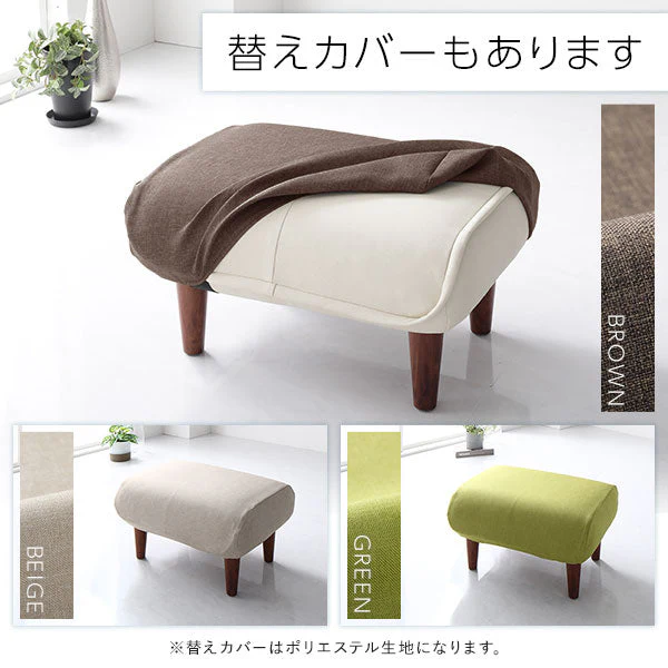 日本製 ポケットコイル オットマン単品 ファブリック生地 アッシュグレー - Image 15