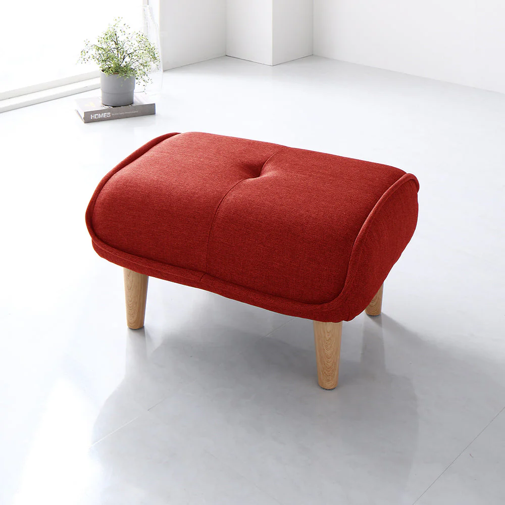 日本製 ポケットコイル オットマン単品 ファブリック生地 アッシュグレー - Image 26