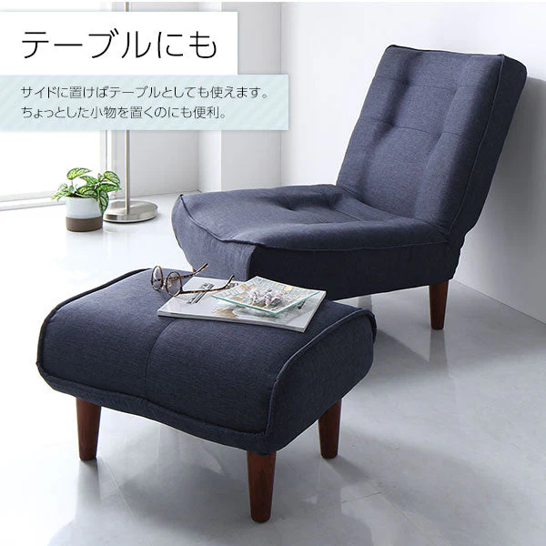 日本製 ポケットコイル オットマン単品 ファブリック生地  ブラウン - Image 7