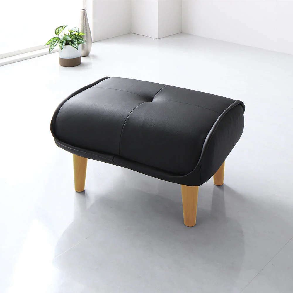日本製 ポケットコイル オットマン単品 PVC生地 ブラウン - Image 31
