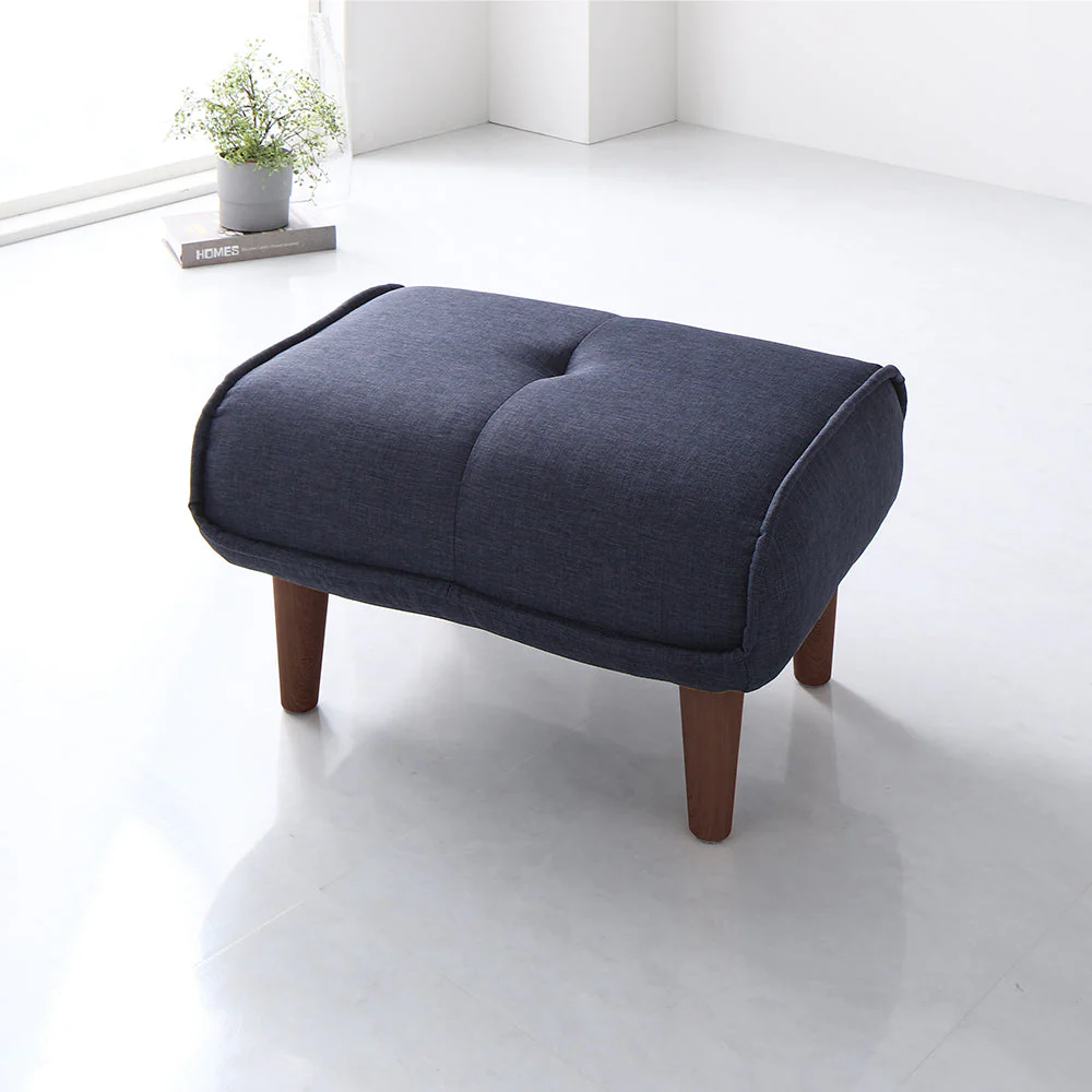 日本製 ポケットコイル オットマン単品 ファブリック生地 グリーン - Image 18
